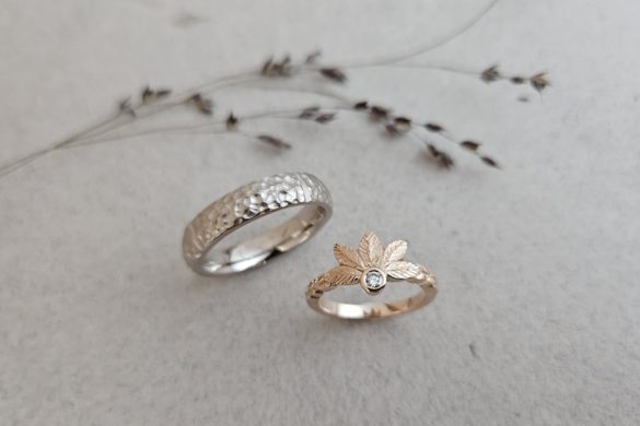 Bijoux Marielle Girardin, Bijoux personnalisés, Or écologique, Neuchâtel, alliances sur-mesure, bagues de fiançailles, créatrice de bijoux, bague, mariage