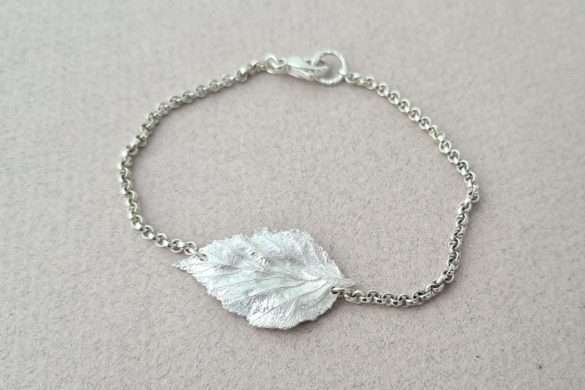 Bijoux-Marielle-Girardin_bracelet argent et feuilles
